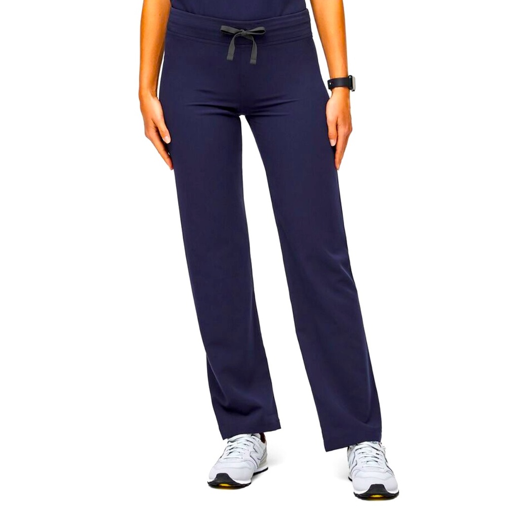 NWOT FIGS Livingston Scrub Pants Navy Blue Size Small Petite